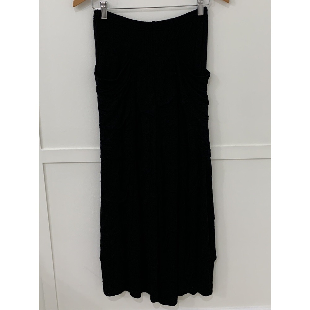 Ralston Harem Pants Sz Small Womens Black Lagenlook Pockets Pull on wide leg